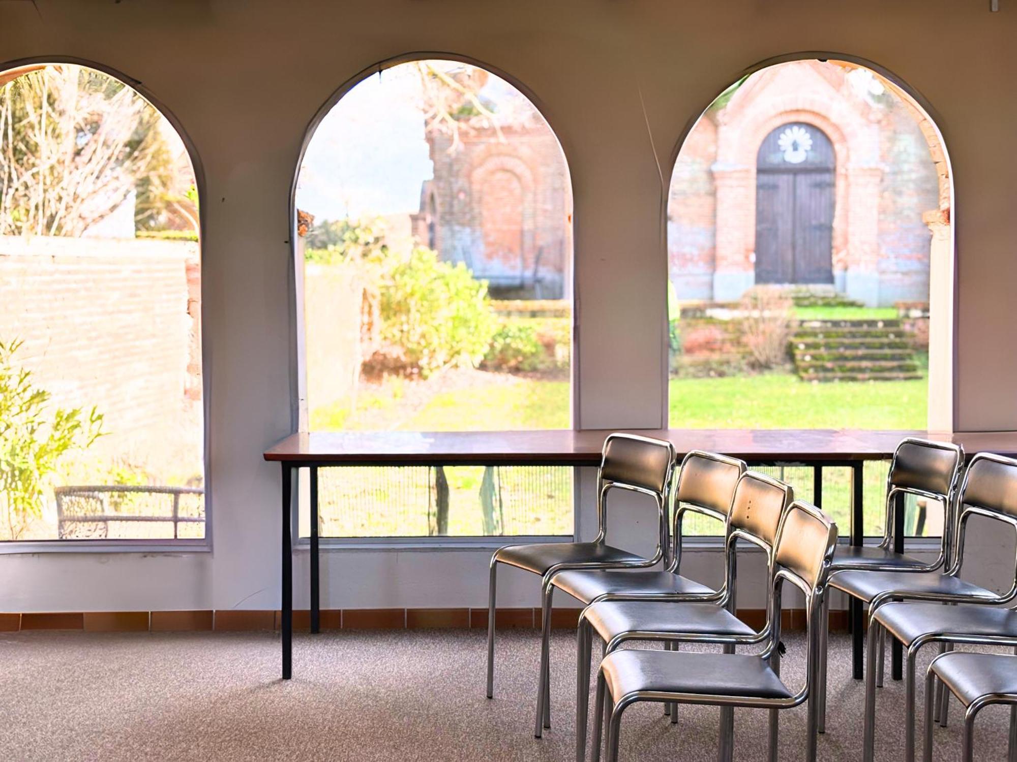 Hotellerie De L'Abbaye Bellegarde-Sainte-Marie Bagian luar foto